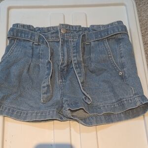 Aeropostale Light Blue Denim Waist Short